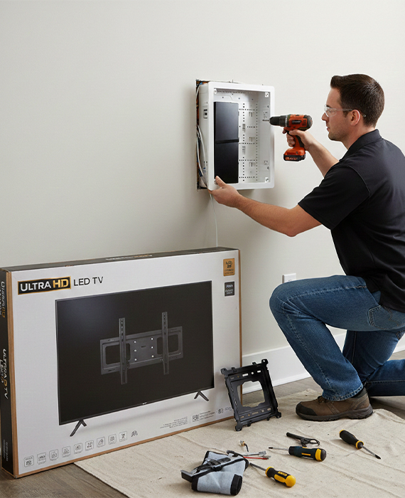 Media box installation for smart tv setup