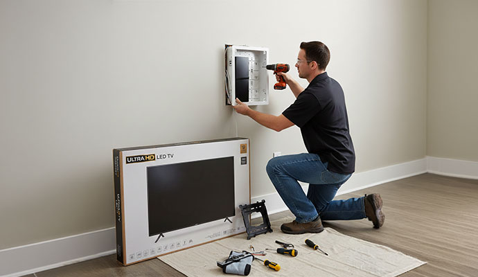 Media box installation for smart tv setup