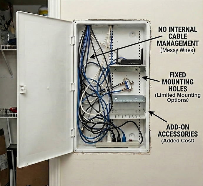 typical media enclosures