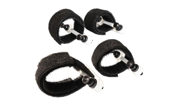 Velcro strap enclosure inserts