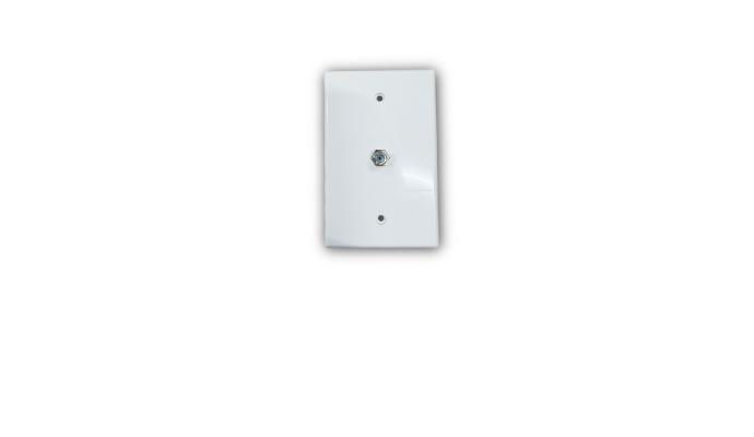 Coax Wall Plate Midi, Ultra White, UL
