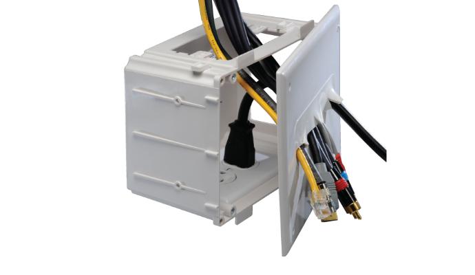 Recessed Media Box, White