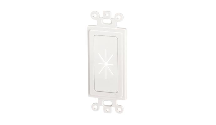 Decor Insert w/Flexible Opening, White