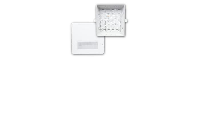 15 in Plastic Media Enclosure and Brush Cover