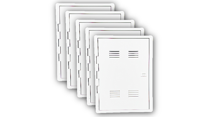 5 PACK - 21 in. Deep Vented Hinged Door