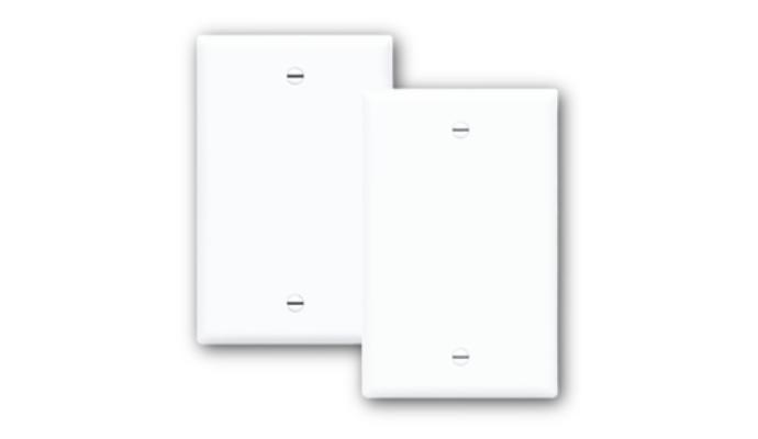 Blank Mid Size Plate, Ultra White ETL