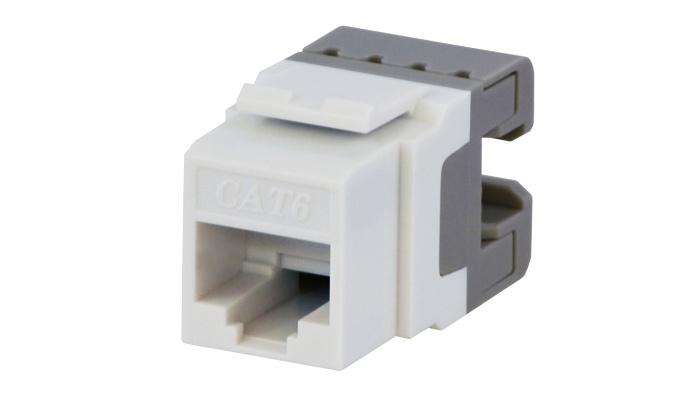 Cat 6 Data Jack, 180o Configuration