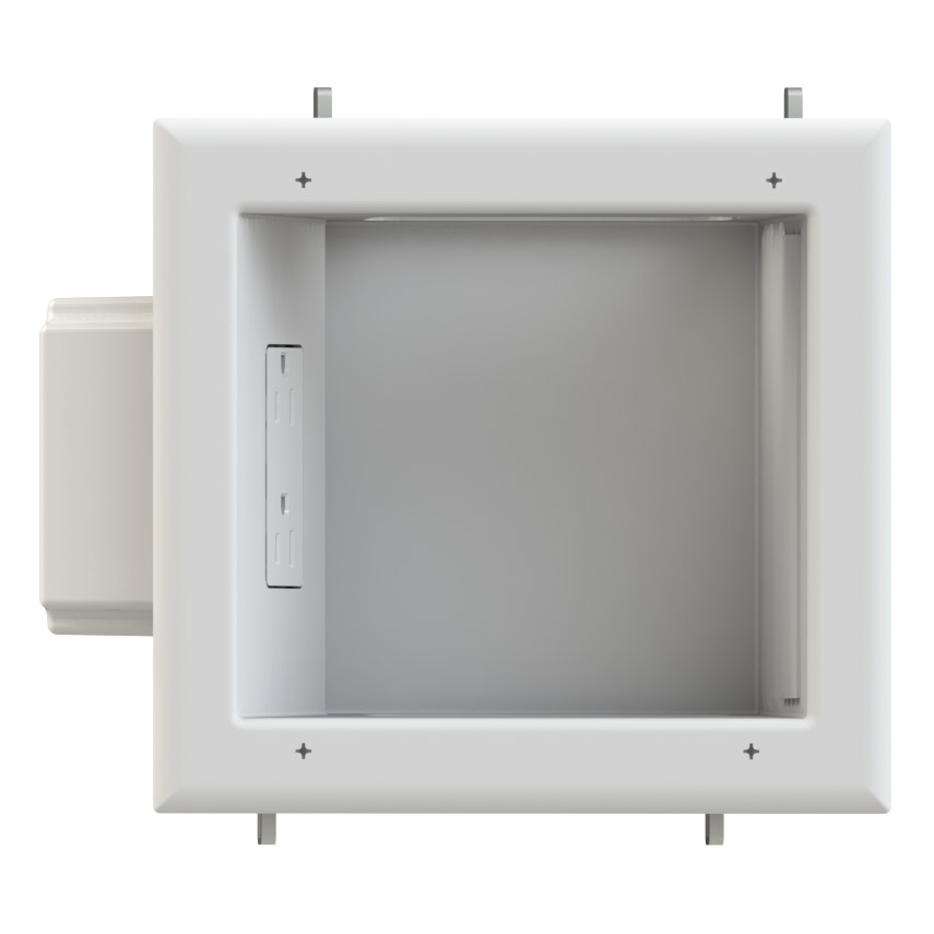 Recessed media box white