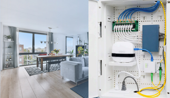 UniLink setup in DataComm low-voltage panel